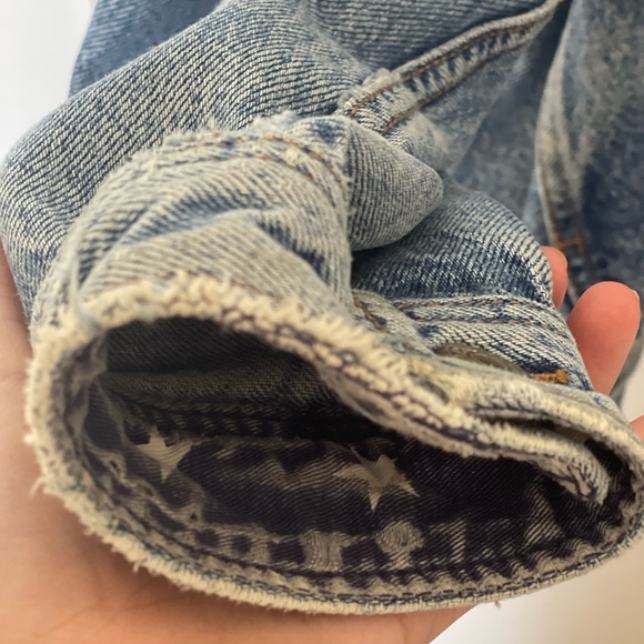 Vintage Rare Tommy Hilfiger Denim Jacket Big Logo Tommy Jeans Flag VTG Trucker - Picture 5 of 10